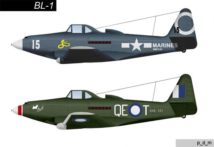 Альтернативный штурмовик Bell BL-1 Strike Cobra. США