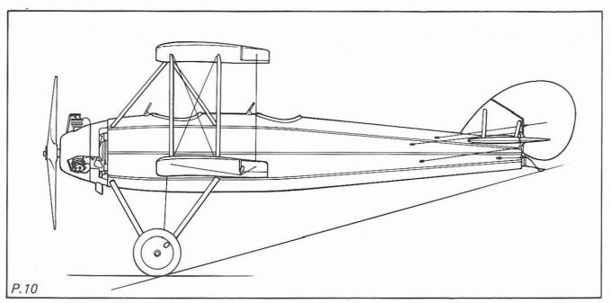 Экспериментальный cамолет Boulton-Paul P.10. Великобритания