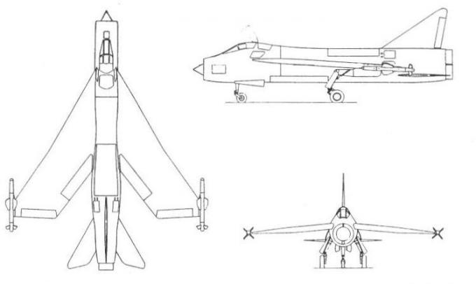 Проекты британских высотных истребителей-перехватчиков 1953-59 годов. Проект истребителя-перехватчика English Electric P.8