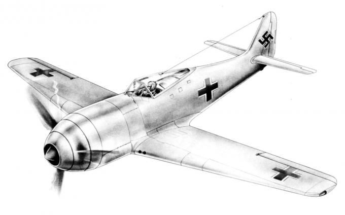 История создания опытного истребителя Focke-Wulf FW 190 V1. Германия