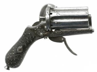 Шпилечный карманный револьвер