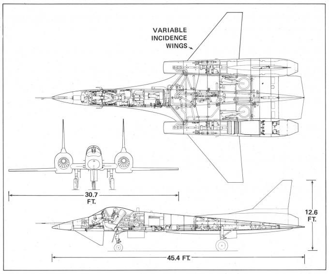 Проект легкого истребителя-бомбардировщика McDonnell-Douglas Model 265-1. США