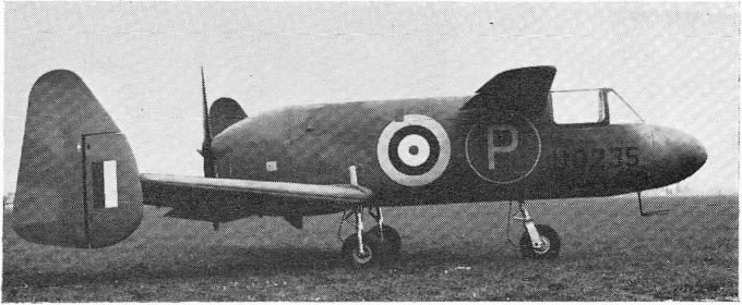 Экспериментальный самолет M.35 Libellula. Великобритания