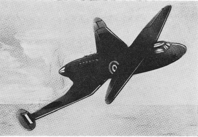 Экспериментальный самолет M.35 Libellula. Великобритания