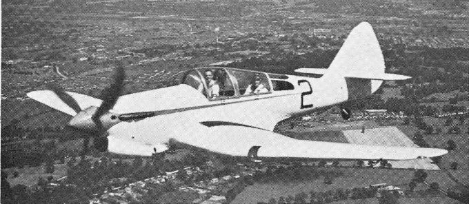 Экспериментальный самолет и учебно-тренировочный самолет для повышенной летной подготовки Miles M.9 Kestrel. Великобритания