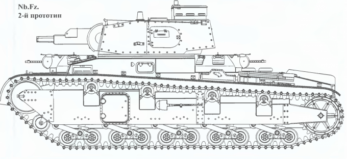 Опытные средние танки Nb.Fz. Германия