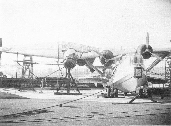Опытная патрульная летающая лодка Saunders-Roe A.33. Великобритания