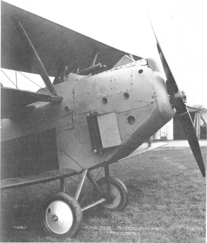 Опытный легкий бомбардировщик Sopwith 2B.2 Rhino. Великобритания