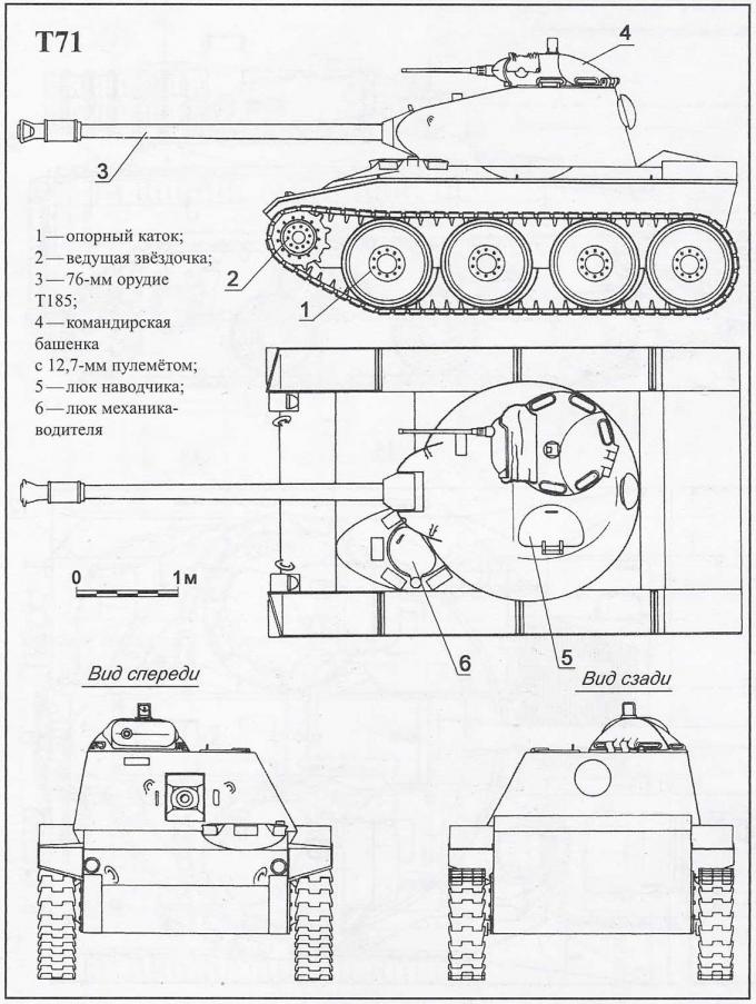 Опытный легкий танк T92. США