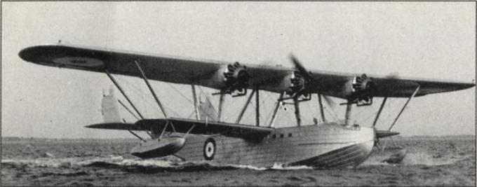 Опытная летающая лодка Saunders-Roe A.7 Severn. Великобритания