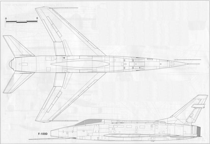 Опытный истребитель-бомбардировщик North American F-107A и  F-107B Ultra Sabre. США