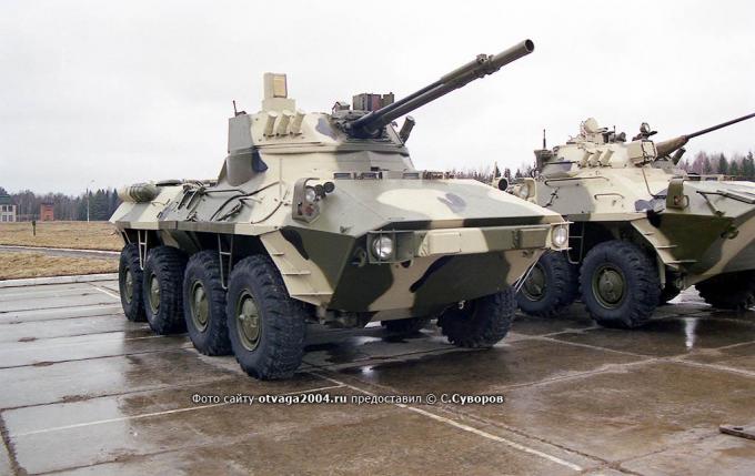 опытный образец БТР-90 с комплексом вооружения «Бахча»