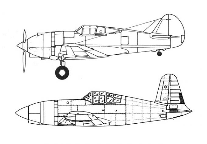 Закапотированные. Опытные истребители Curtiss XP-42, Vultee P-66 Vanguard и Seversky AP-4 Lancer. США