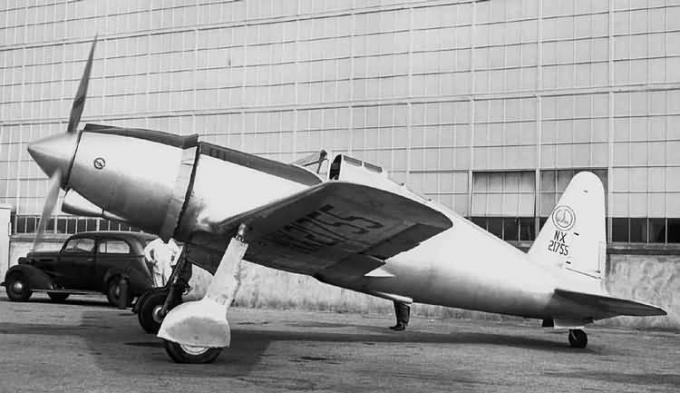 Закапотированные. Опытные истребители Curtiss XP-42, Vultee P-66 Vanguard и Seversky AP-4 Lancer. США