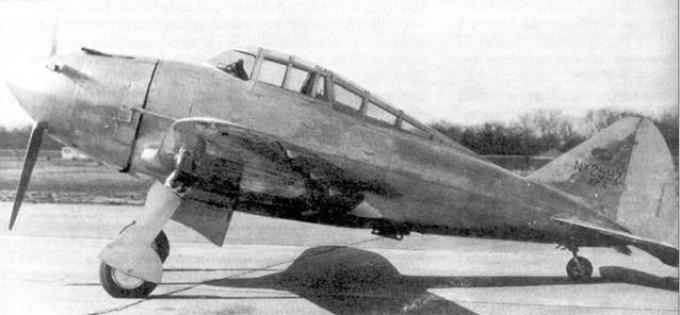 Закапотированные. Опытные истребители Curtiss XP-42, Vultee P-66 Vanguard и Seversky AP-4 Lancer. США