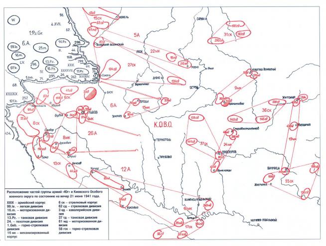 Альтернативный состав и организация войск КОВО в 1941 году. Часть 3