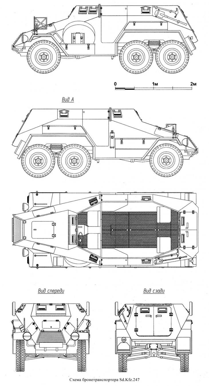 Неизвестный немецкий колёсный БТР - Sd.Kfz.247