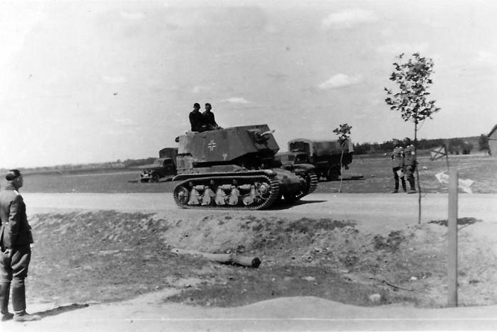 Führungs-Fahrzeuge auf Fgst.Pz.Kpfw.35 R 731(f), командирская версия, лишённая орудийной установки - Условно годный | Военно-исторический портал Warspot.ru