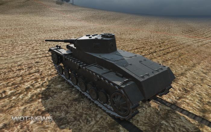Модель танка VK 65.01 из игры World of Tanks