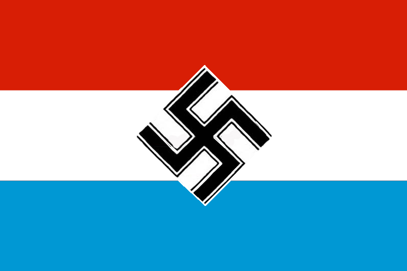 Фашистская рф. Флаг нацистского Люксембурга. Флаг нацистских Нидерландов. Флаг нацистской Германии. Третий Рейх флаг.