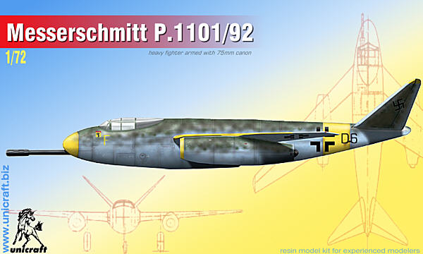 Истребитель-штурмовик Messerschmitt P.1101/92. Германия