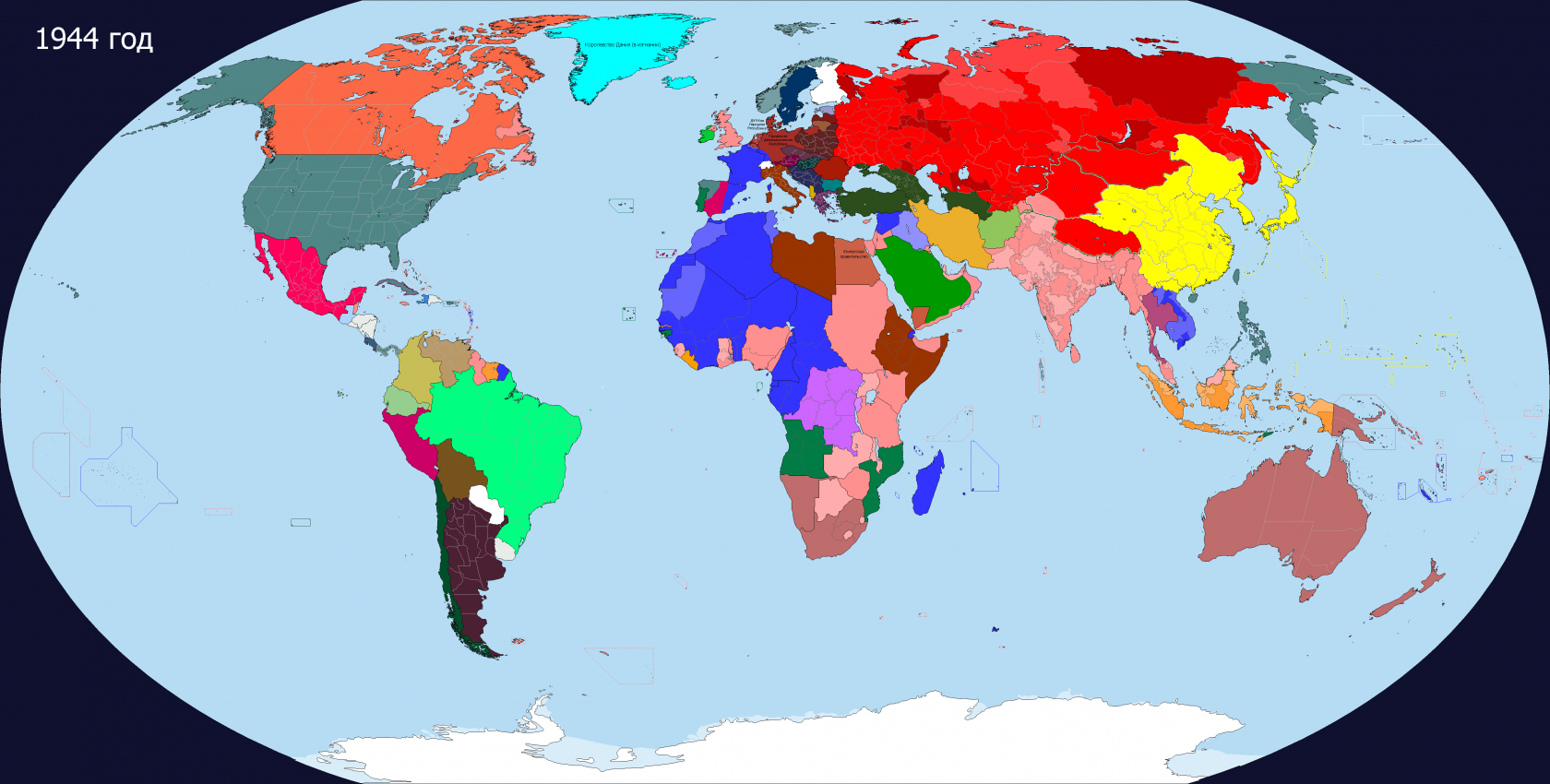 Карта второй мировой 1936