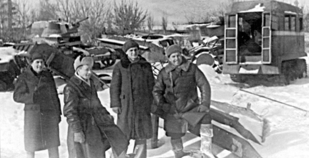 7TP в Сталинграде, январь 1943 года. Не исключено, что это один из танков, захваченных в октябре 1939 года