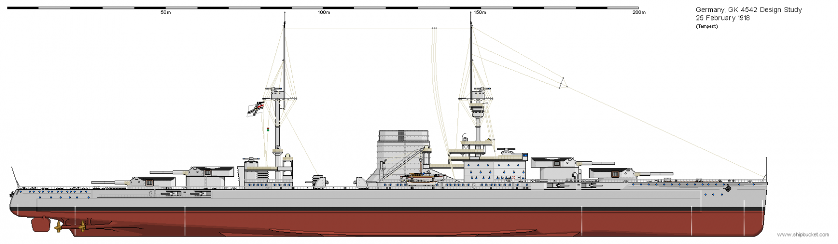 Нереализованные проекты германских линейных крейсеров и быстроходных линкоров периода Первой Мировой Войны
