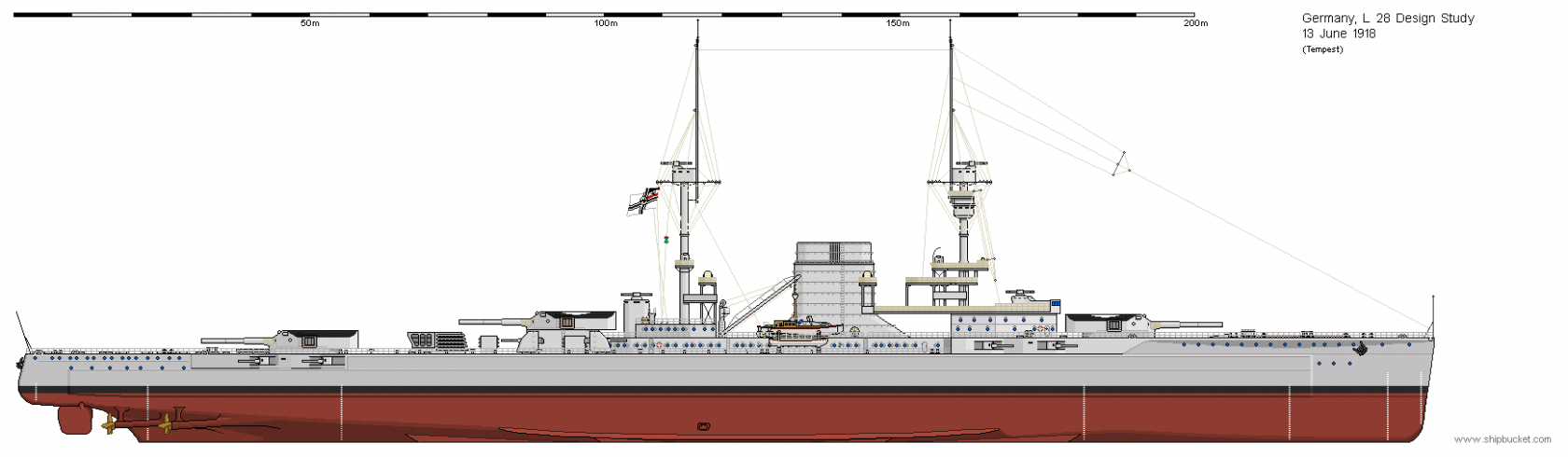 Нереализованные проекты германских линейных крейсеров и быстроходных линкоров периода Первой Мировой Войны