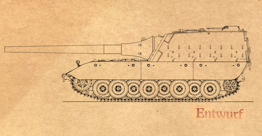 Рисунок танк е 100