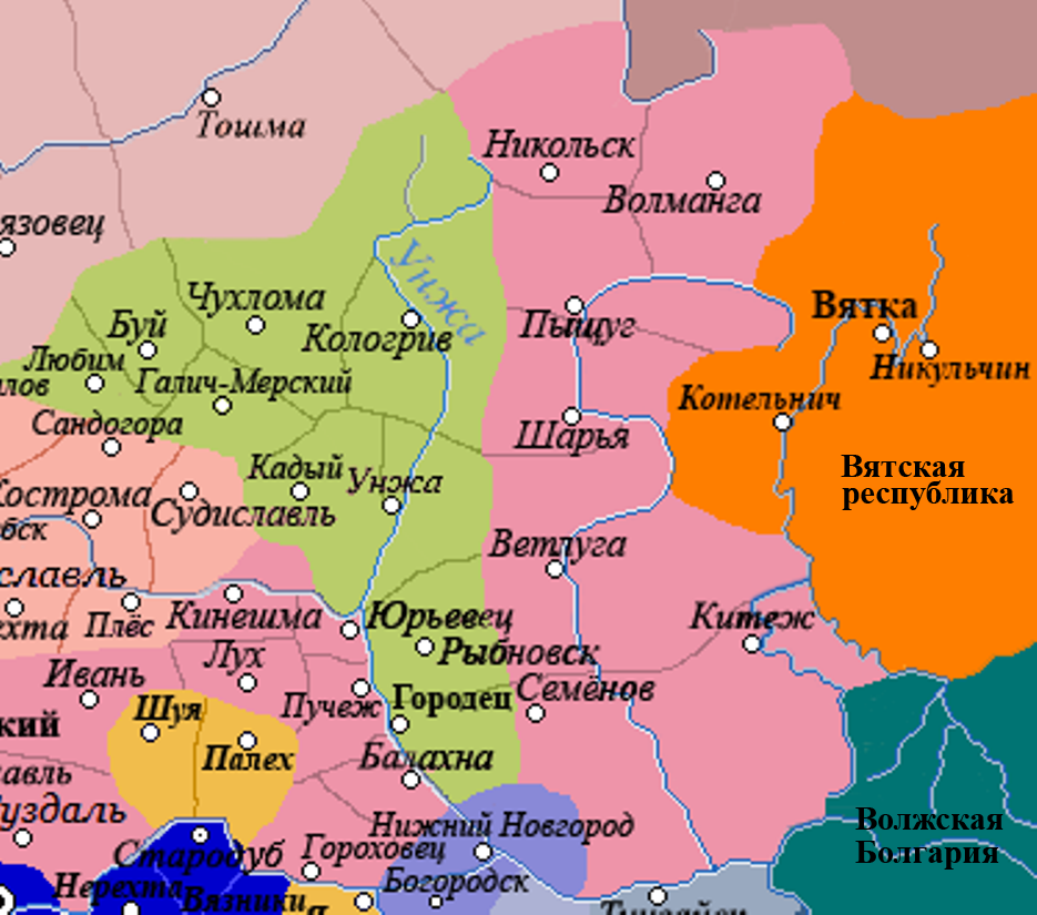 Вятская Республика карта. Вятская Республика 15 века. Вятская вечевая Республика карта. Вятка вечевая Республика.