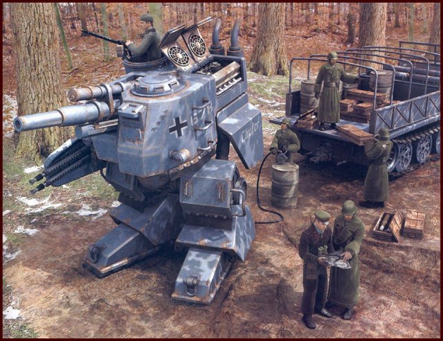 Боевые роботы Вермахта