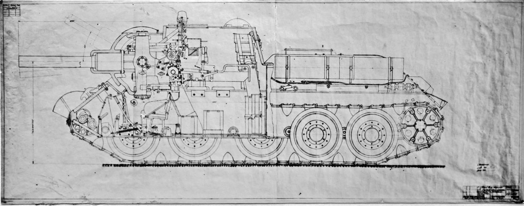 Су 122 чертеж