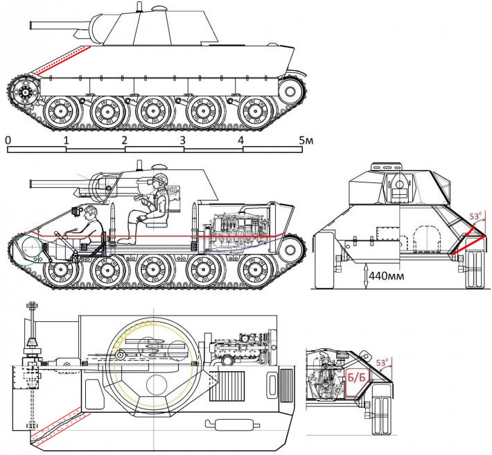 Чертежи танка т 60