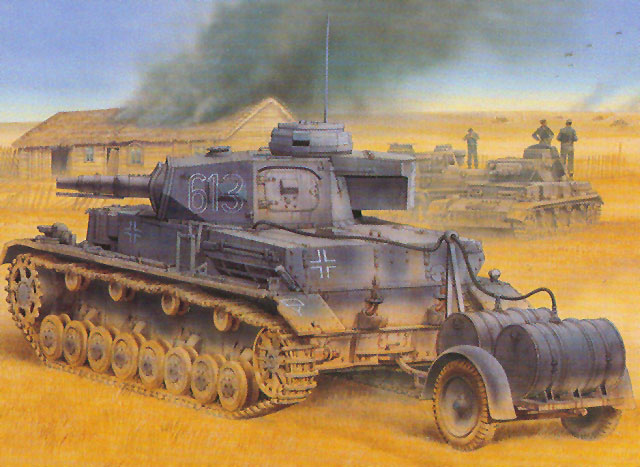 Танк для ЛаМанша. Танк Pz IV с оборудованием для подводного вождения танка Tauchpanzer IV.