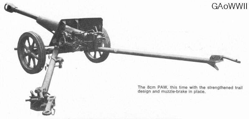 8-см противотанковое орудие 8Н63(8-cm PAW 600 aka PWK 8H 63) и САУ Kleinpanzerjäger “Rütscher”. Германия 1944-45г.