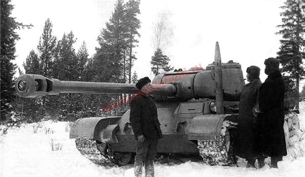 Большая дубина. Т-44 с 122 мм пушкой. СССР. 44-45г.
