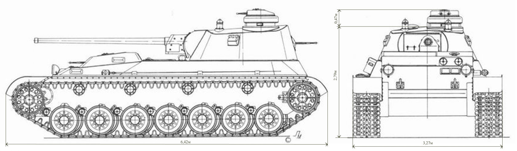 Альтернативный танк Т-44 (развитие проекта А-44)