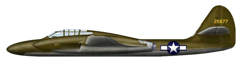 McDonnell ХP-67. Истребитель для Бэтмена. США. 1941г.