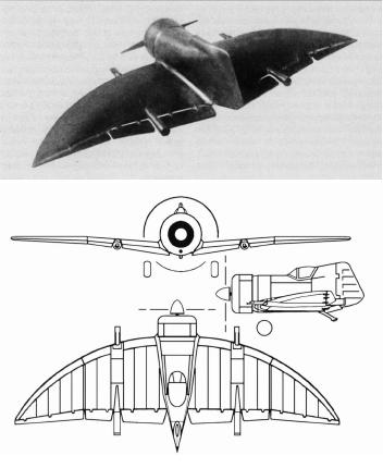 БИЧ-26. Сверхзвуковой истребитель. Черановский. СССР. 1948 г.