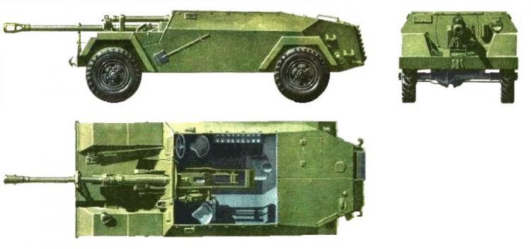 Альтернативный БРДМ на шасси КСП-76. СССР