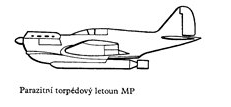 Подвесной торпедоносец МП (Морской подвесной).  Михельсон, Морщихин. Проект. 1936г.