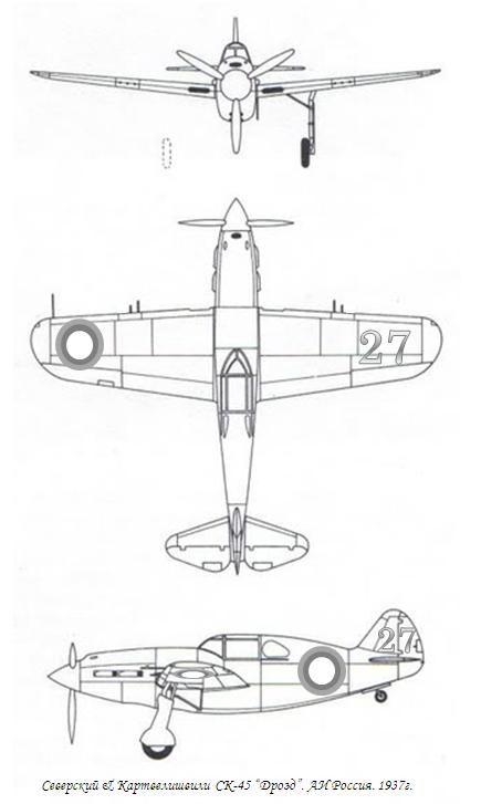 Альтернативная авиация другой России. Сикорский и Картвелишвили (Картвелли). Хозяин неба. Истребитель И-45 “Дрозд”. АИ Россия