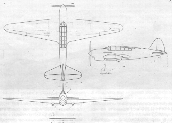 Разведчик-штурмовик АНТ-51. Сухой. Проект. 1935г.