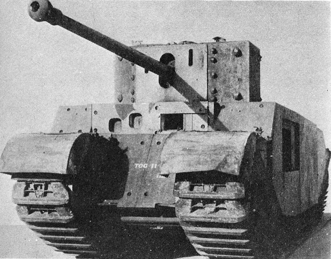 Британские монстры Второй Мировой. Тяжелые танки TOG 1 и TOG 2.