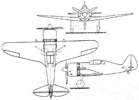 Нереализованная альтернатива Ил-2. Штурмовик Кочеригина ОБШ М-81. Проект. 1939г.