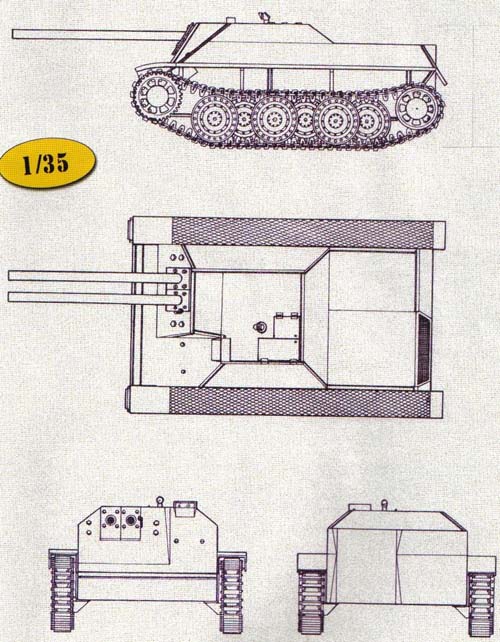 8-см противотанковое орудие 8Н63(8-cm PAW 600 aka PWK 8H 63) и САУ Kleinpanzerjäger “Rütscher”. Германия 1944-45г.