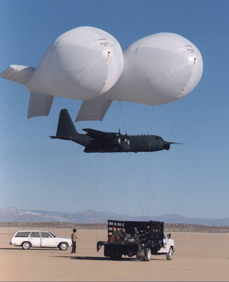 Система воздушной эвакуации “Skyhook” Aeroretriever System. Роберт Е. Фултон. США
