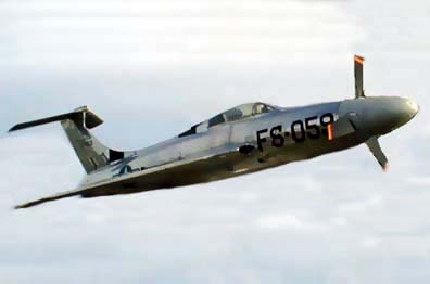 Репаблик XF-84H. Вопящий гром. США. 1952 г.
