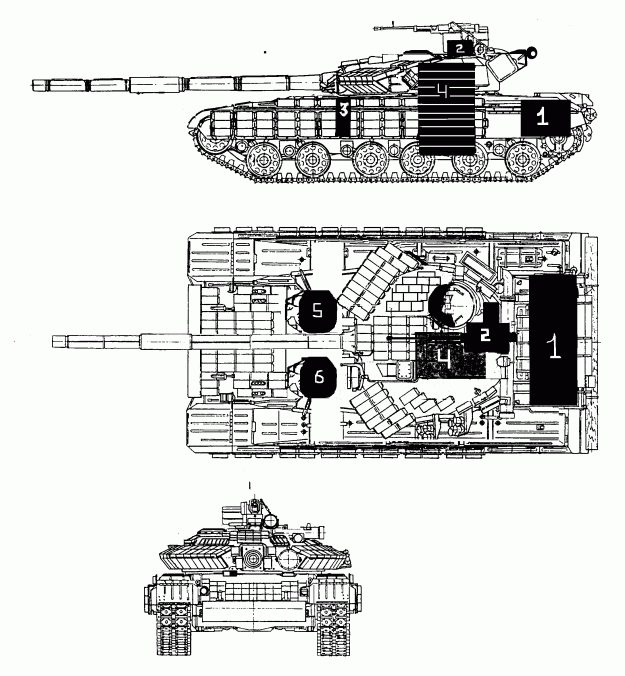 Объект "Крокодил" - вариации на тему Т-64БВ в 1986 году